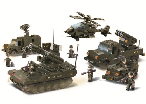 KLOCKI SLUBAN B7000 Siły Przeciwlotnicze ARMY 956 El.