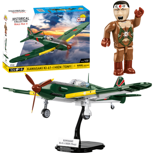 KLOCKI COBI 5740 Samolot Kawasaki Ki-61-I Hien 'Tony' HC WW2 324 El.