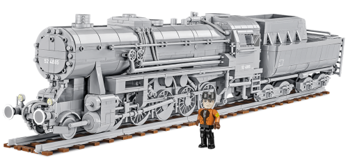 KLOCKI COBI 6281 Lokomotywa Kriegslokomotive Baureihe 52 HC WW2 2476 El.