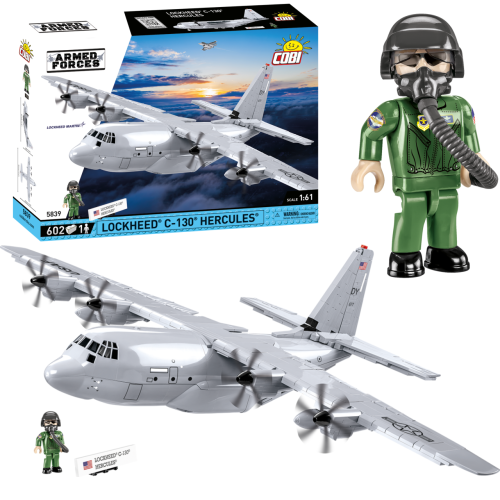 KLOCKI COBI 5839 Samolot Transportowy Lockheed C-130 Hercules Armed Forces 602 El.