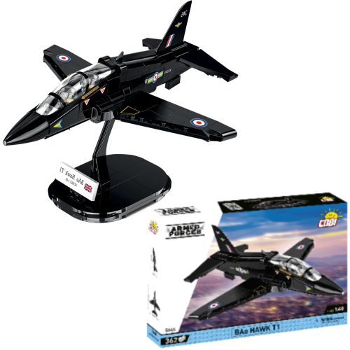 KLOCKI COBI 5845 Samolot Bae Hawk T1 Royal Air Force AF 362 El.