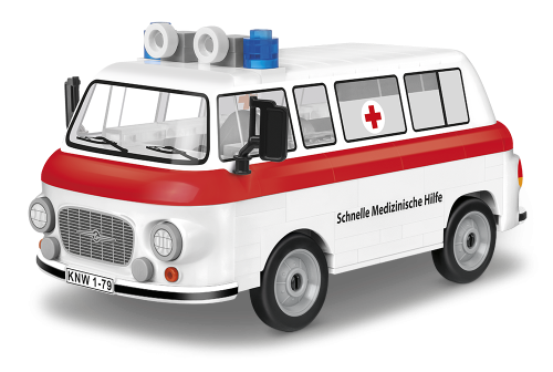 KLOCKI COBI 24595 Karetka pogotowia Barkas B1000 Krankenwagen Youngtimer Collection 157 El.
