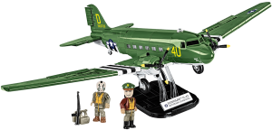 KLOCKI COBI 5743 Samolot Douglas C-47 Skytrain Dakota HC WW2 896 El.