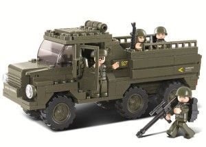 KLOCKI SLUBAN B0301 Transporter Wojskowy ARMY 230 El.
