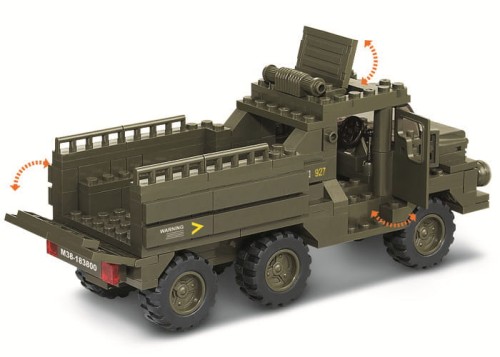 KLOCKI SLUBAN B0301 Transporter Wojskowy ARMY 230 El.