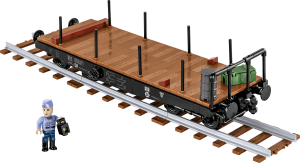 KLOCKI COBI 6284 Platforma Kolejowa Schwerer Plattformwagen Type SSYS HC WW2 424 El.