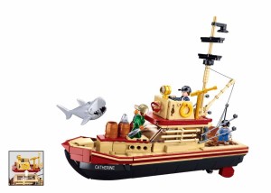 KLOCKI SLUBAN B1118 Łódź rybacka Modelbricks 592 El.