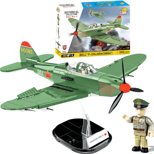 KLOCKI COBI 5747 Samolot Bell P-39Q Airacobra HC WW2 380 El.