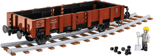KLOCKI COBI 6285 Wagon Güterwagen Type Ommr 32 "LINZ" HC WW2 584 El.
