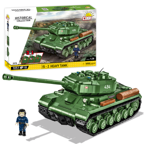 KLOCKI COBI 2578 Czołg IS-2 HC 1051 El.