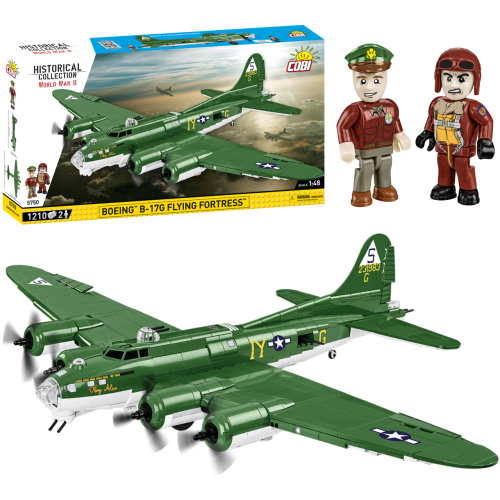 KLOCKI COBI 5750 Samolot Boeing B-17G Flying Fortress HC WW2 1210 El.