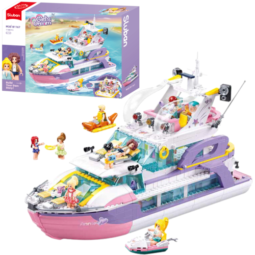 KLOCKI SLUBAN B1167 Jacht Girl's Dream 1108 El.
