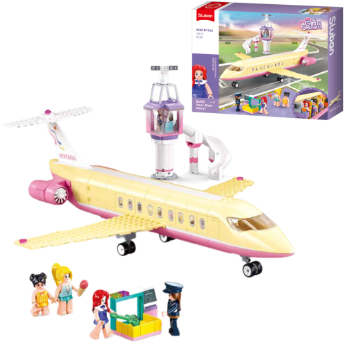KLOCKI SLUBAN B1166 Samolot Girl's Dream 384 El.