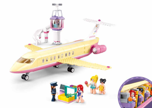 KLOCKI SLUBAN B1166 Samolot Girl's Dream 384 El.