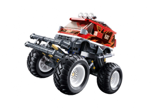 KLOCKI SLUBAN B1159 Czerwony Pojazd Off-Road PowerBricks 261 El.