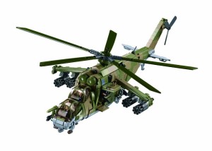 KLOCKI SLUBAN B1137 Helikopter MI-24S Modelbricks 893 El.