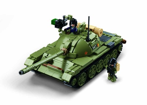 KLOCKI SLUBAN B1135 Czołg T-54S Modelbricks 604 El.