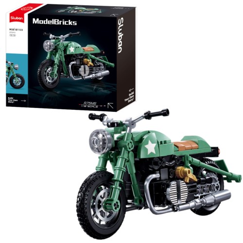 KLOCKI SLUBAN B1133 Motocykl Modelbricks 215 El.