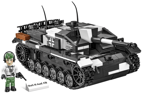 KLOCKI COBI 2286 StuG III Ausf.F/8 & Flammpanzer HC WW2 548 El.