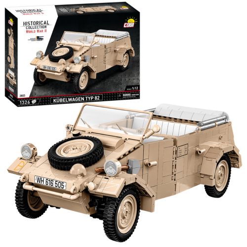 KLOCKI COBI 2803 Kübelwagen Personenkraftwagen Typ 82 HC WW2 1326 El.
