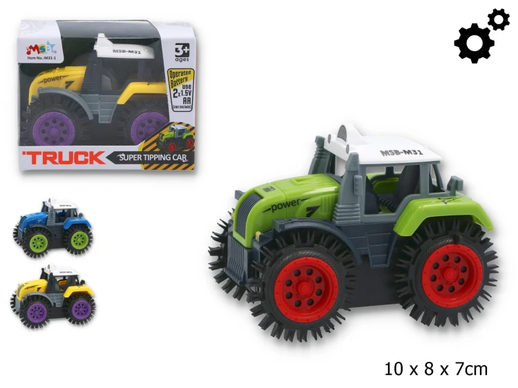 TRAKTOR PRZEWROTKA NA BATERIE