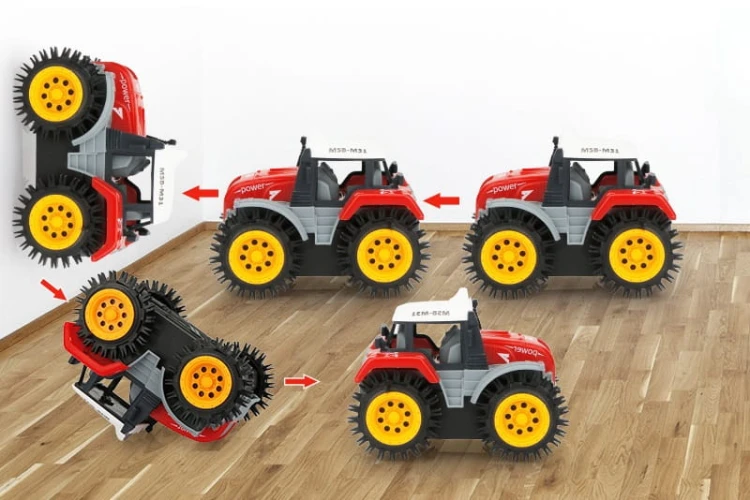 TRAKTOR PRZEWROTKA NA BATERIE