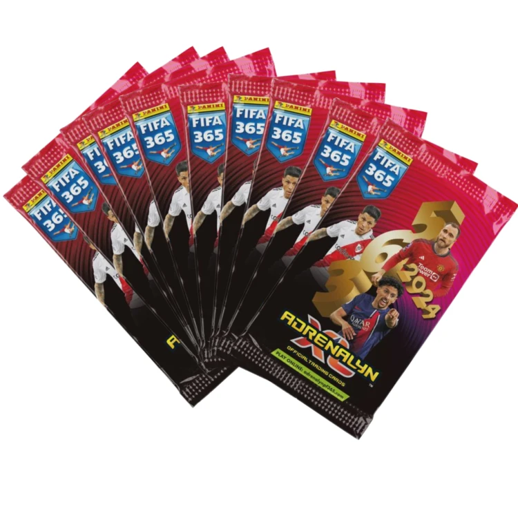 ZESTAW BOX 50 X SASZETKA Karty PANINI FIFA 365 Adrenalyn XL 2024