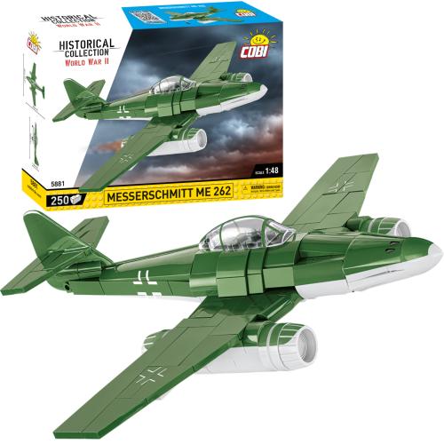 KLOCKI COBI 5881 Samolot Messerschmitt Me262 HC WW2 250 El.