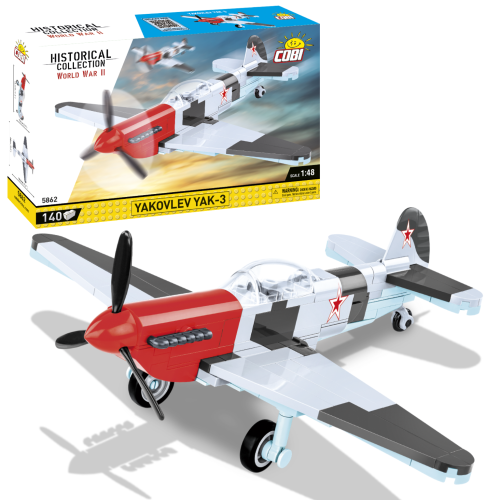 KLOCKI COBI 5862 Samolot Yakovlev Yak-3 HC WW2 140 El.