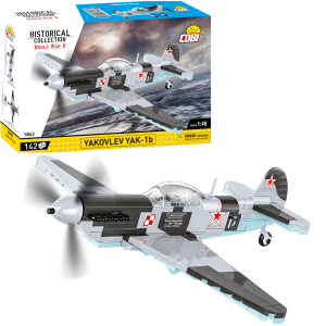 KLOCKI COBI 5863 Samolot Yakovlev Yak-1b HC WW2 142 El.