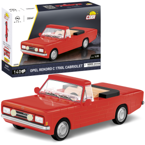 KLOCKI COBI 24599 Samochód Opel Rekord C 1700 L Cabriolet Youngtimer Collection 140 El.