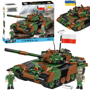 KLOCKI COBI 2624 Czołg T-72M1R (PL/UA) Armed Forces 724 El.