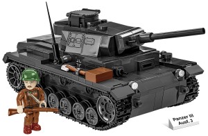 KLOCKI COBI 2289 Czołg Panzer III Ausf.J HC WW2 590 El.