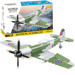 KLOCKI COBI 5865 Samolot Spitfire Mk. XVI Bubbletop HC WW2 152 El.