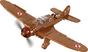 KLOCKI COBI 5751 Samolot PZL.23 Karaś HC WW2 586 El.