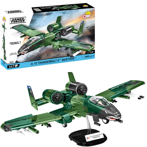 KLOCKI COBI 5856 Samolot A-10 Thunderbolt II Warthog 667 El.