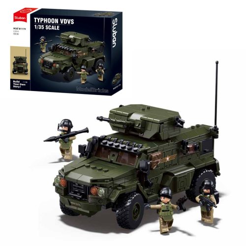 KLOCKI SLUBAN B1179 Pojazd opancerzony Tajfun VDVS  Skala 1:35 Modelbricks 519 El.