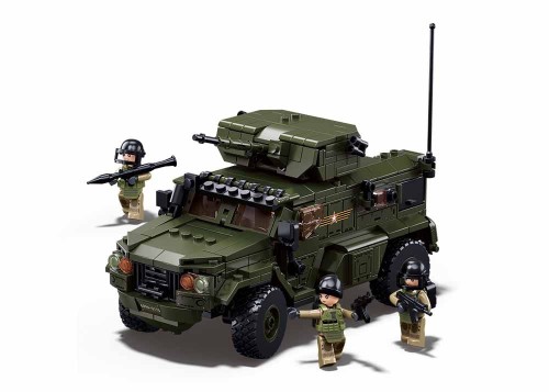 KLOCKI SLUBAN B1179 Pojazd opancerzony Tajfun VDVS  Skala 1:35 Modelbricks 519 El.