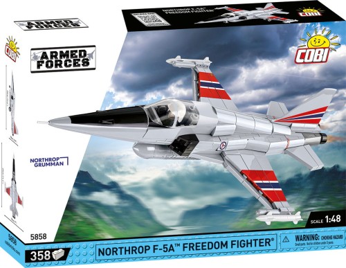 KLOCKI COBI 5858 Samolot Northrop F-5A Freedom Fighter Armed Forces 358 El.