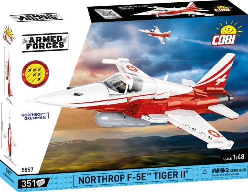 KLOCKI COBI 5857 Samolot Northrop F-5E Tiger II Armed Forces 351 El.