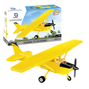 KLOCKI COBI 26621 Samolot Cessna 172 Skyhawk-Yellow 160 El.