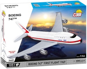 KLOCKI COBI 26609 Samolot Boeing 747 First Flight 1969 1051 El.