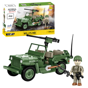 KLOCKI COBI 2296 Pojazd Jeep Willys MB  HC WW2 132 El.