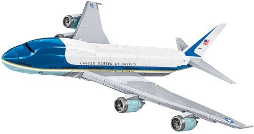 KLOCKI COBI 26610 Samolot Boeing 747 Air Force One 1087 El.