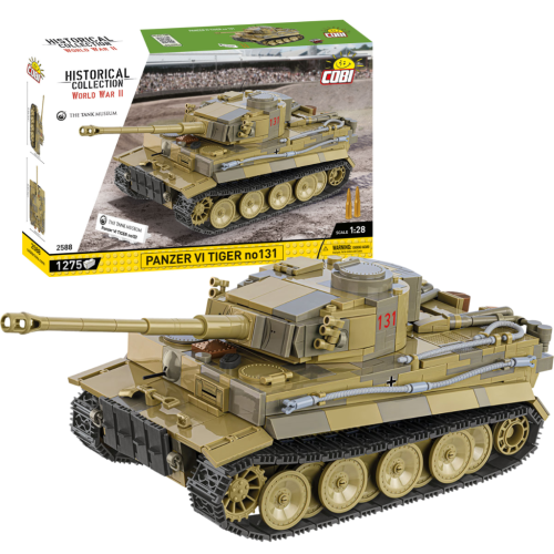 KLOCKI COBI 2588 czołg SPanzer VI Tiger no131HC WW2 1275 El.