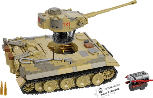 KLOCKI COBI 2588 czołg SPanzer VI Tiger no131HC WW2 1275 El.