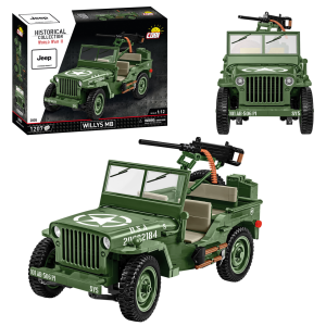 KLOCKI COBI 2805 Pojazd JEEP Willys MB HC WW2 1207 El.