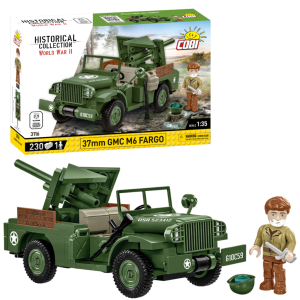 KLOCKI COBI 3116 Pojazd pancerny 37 mm GMC M6 Fargo HC WW2 230 El.