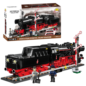 KLOCKI COBI 6287 LOKOMOTYWA PAROWA DR BR 52 Steam locomotive / Ty2  HC WW2  2747 El.