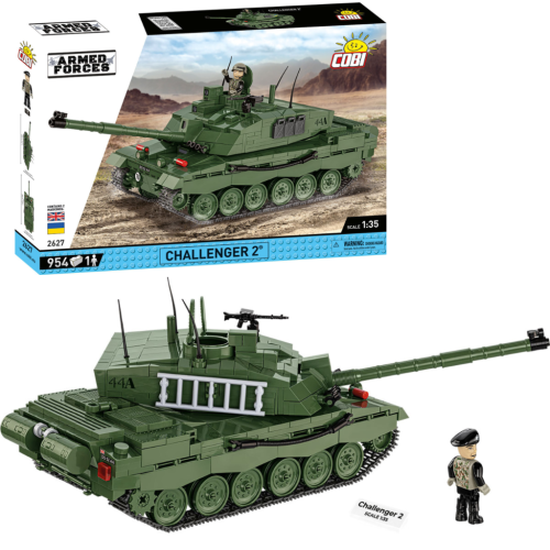 KLOCKI COBI 2627 Czołg CHALLENGER 2 Armed Forces 954 El.